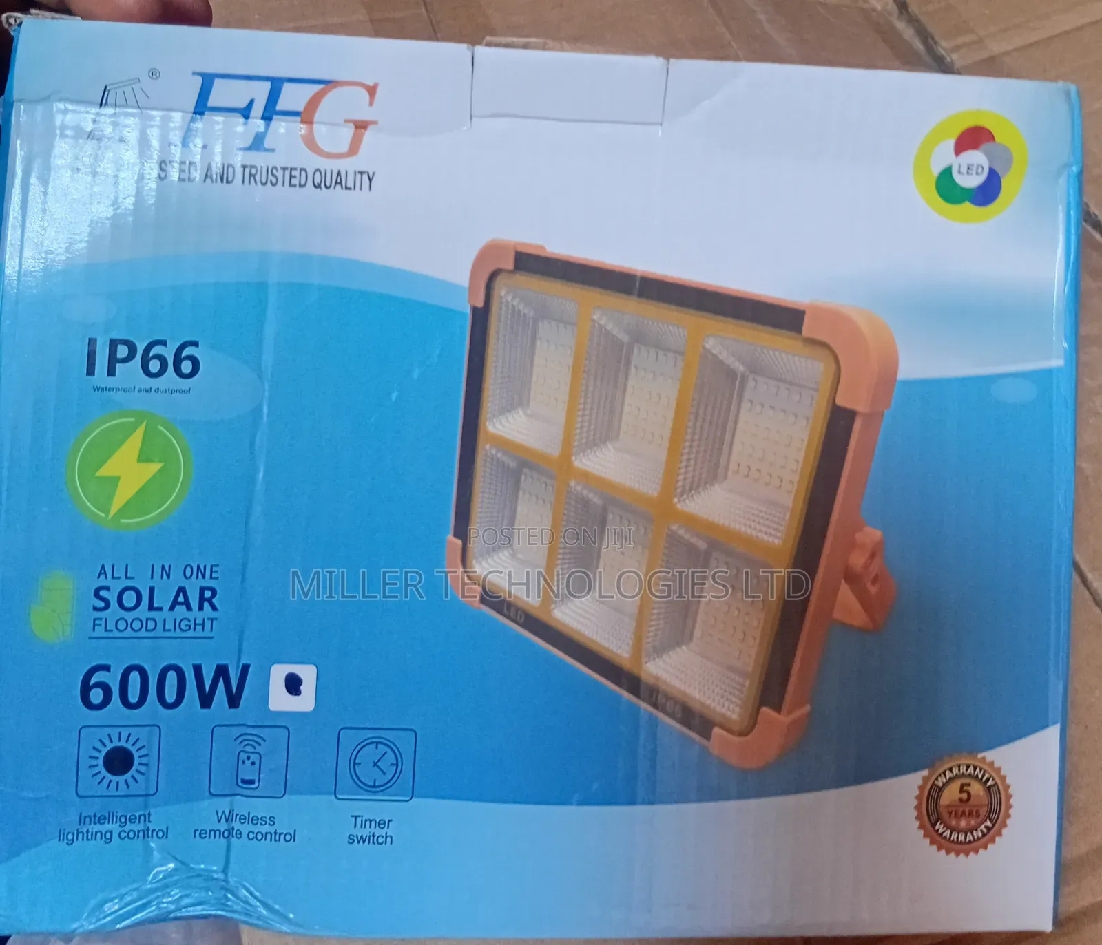 All in One Solar Flood Light
