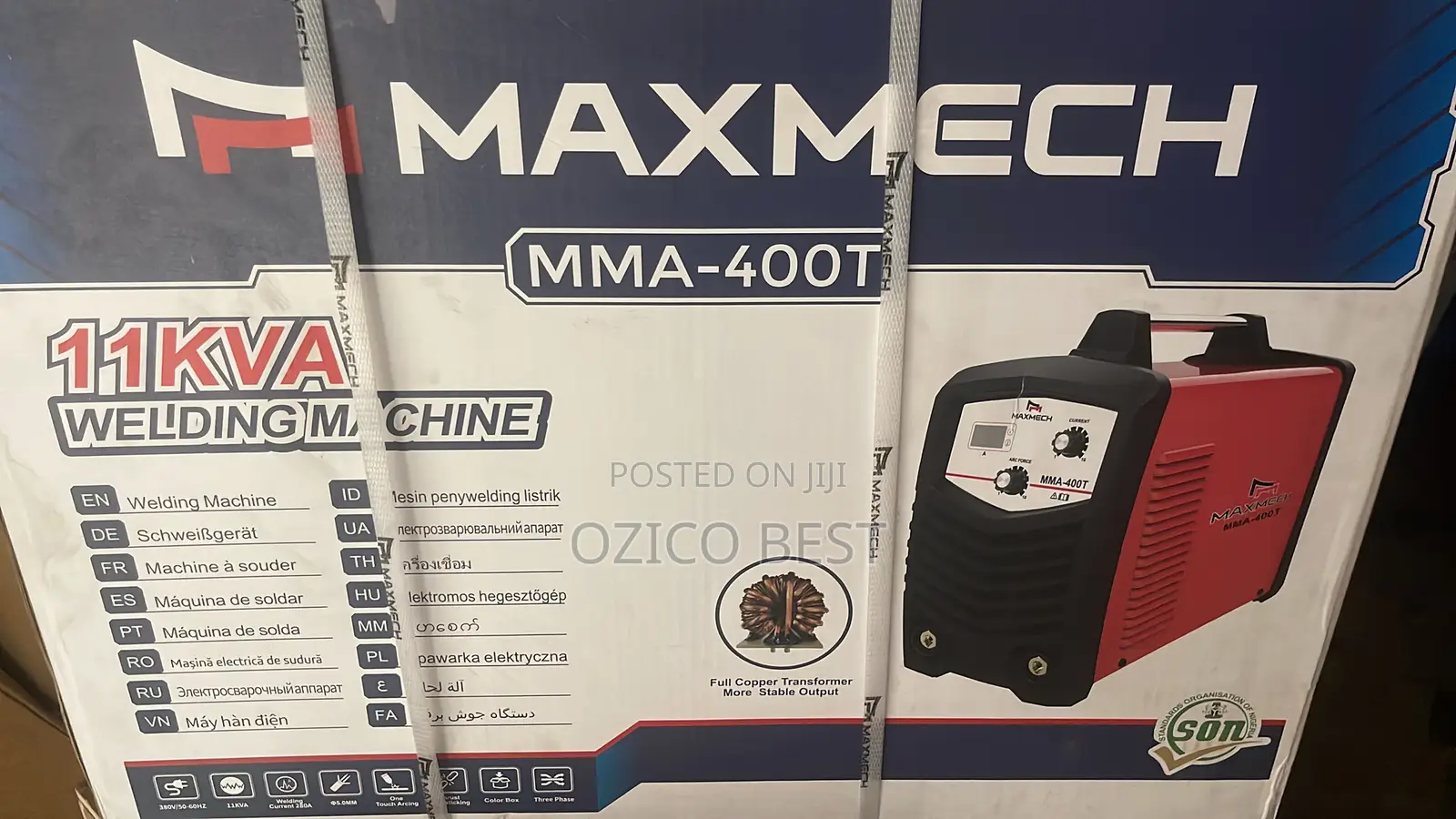 Maxmech Mma-400t Industrial Welding Machine.