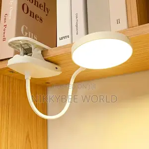 Rechargeable 3-in-1 Clip-on Reading Lamp Desk, Bed, Study Travel