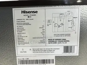 Hisense Freezer 340 (250)Liters