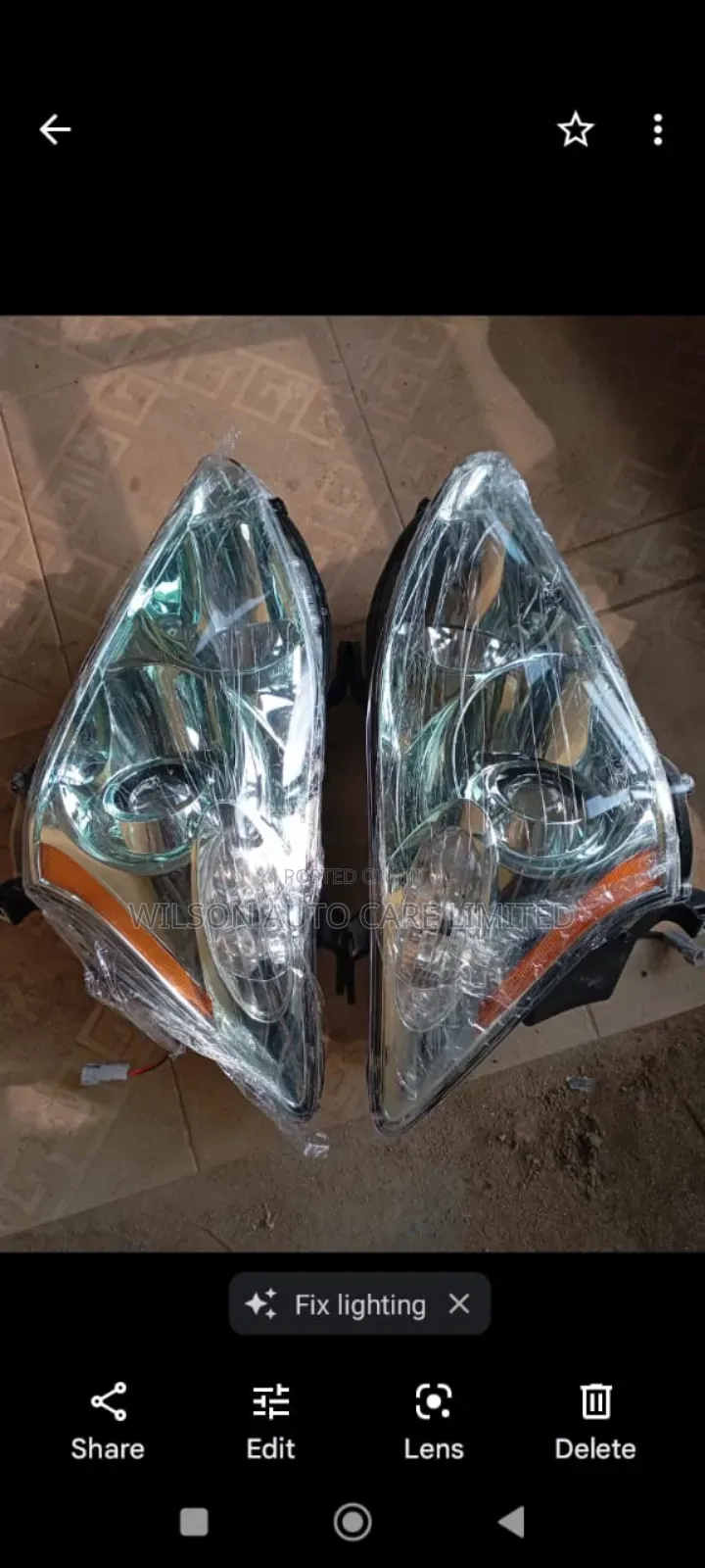 Headlights Rx 330 Available