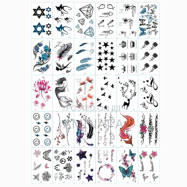 Body Tattoo Stickers (Small)