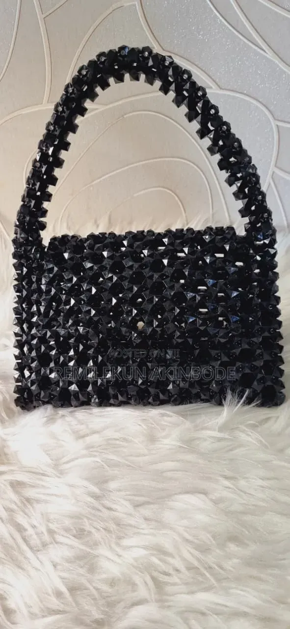 Handmade Triangle Shaped Beaded Bag