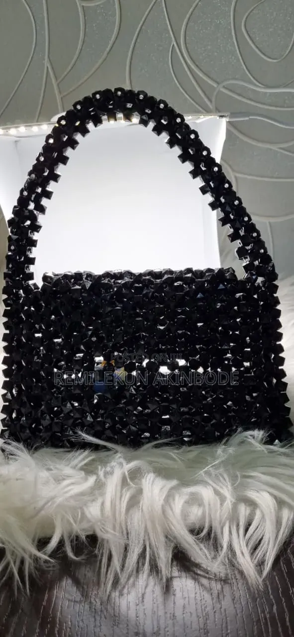 Handmade Triangle Shaped Beaded Bag