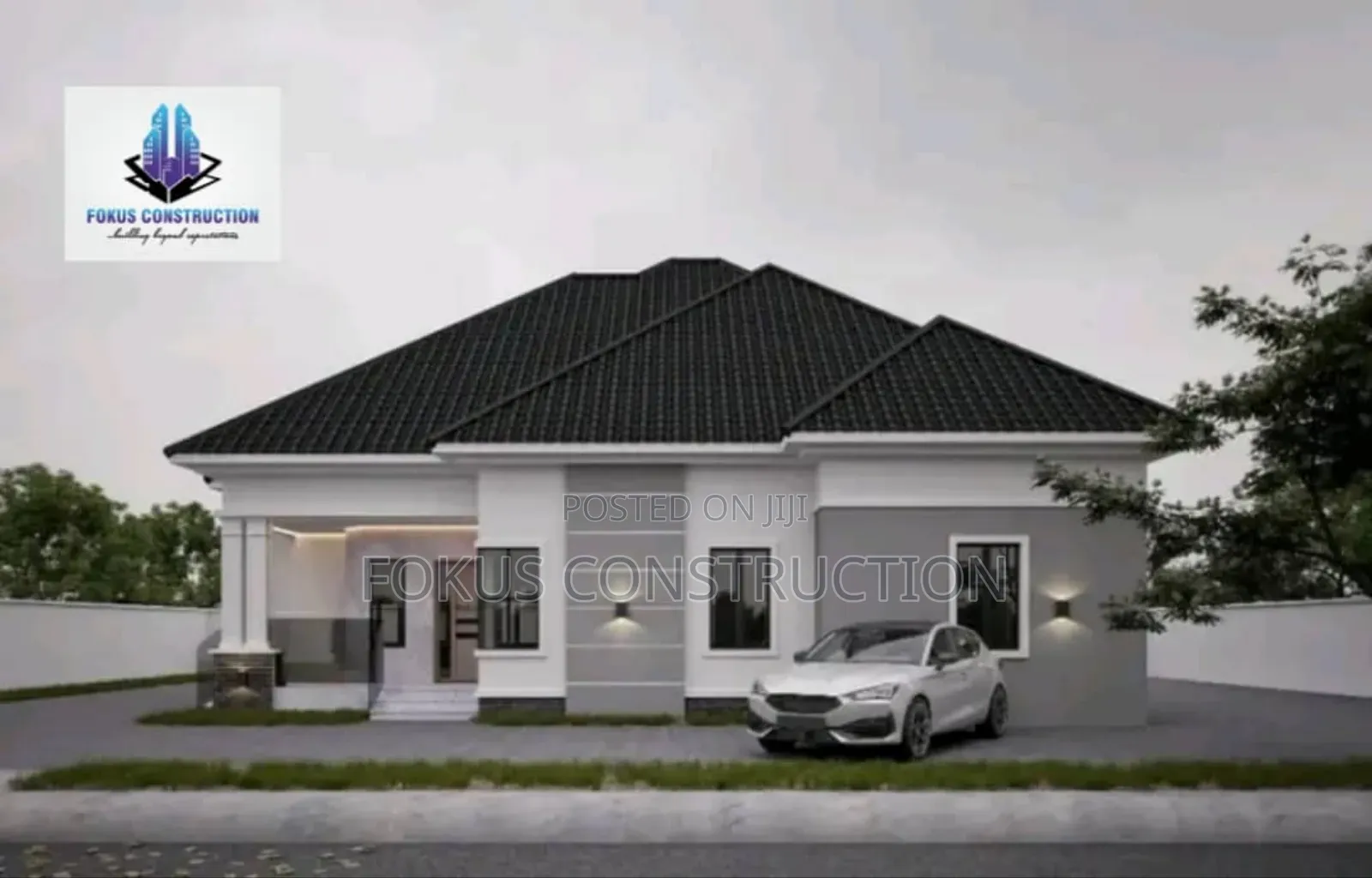 3 Bedroom Bungalow Working Drawings and Construction