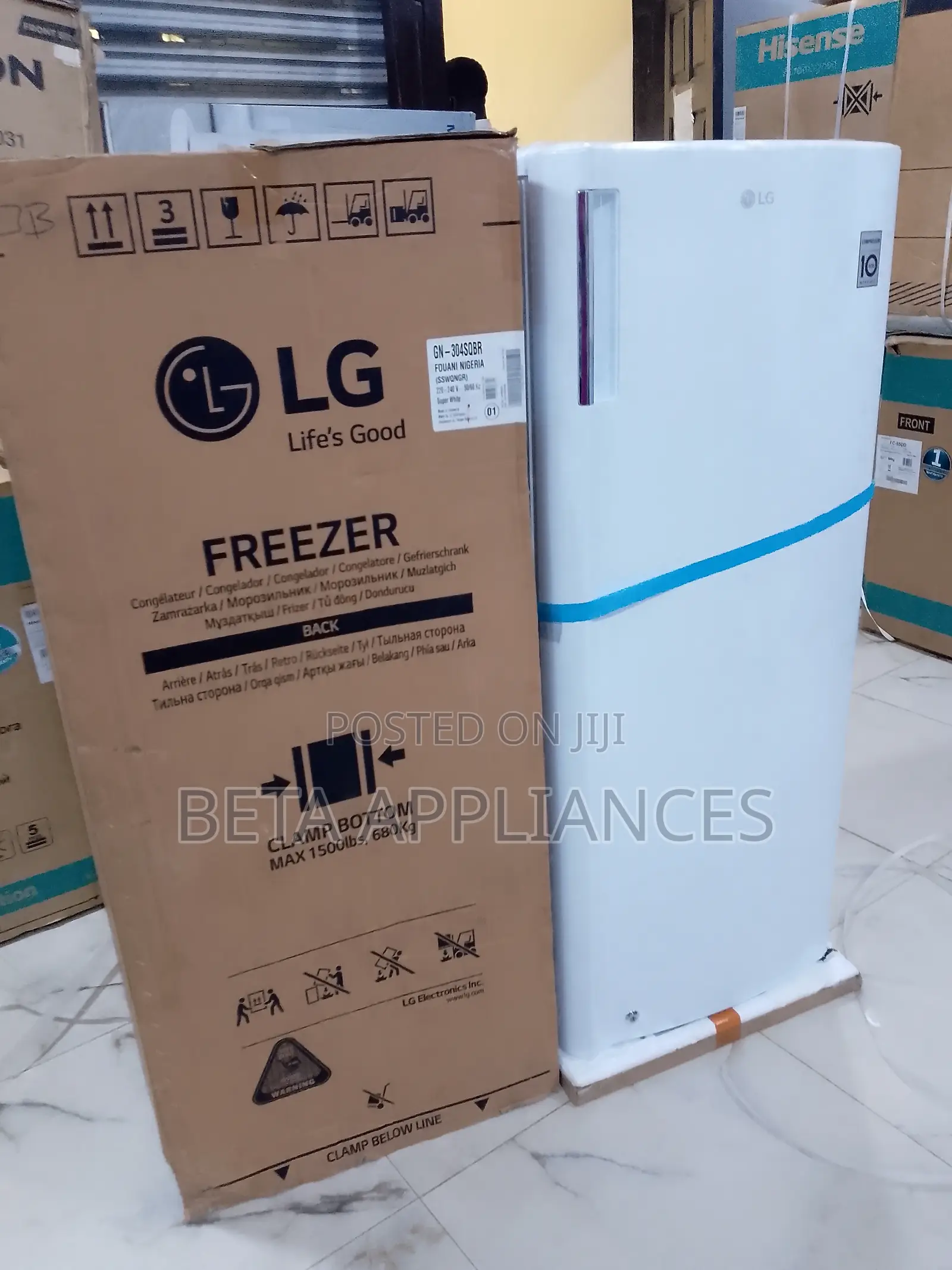 Lg Refrigerator Upright Freezer 70l Energy Saver