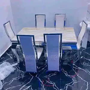 Marble Dining Table With 6 Chairs