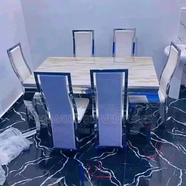 Marble Dining Table With 6 Chairs