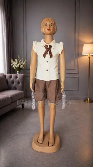 Cute Brownie Set Outfit [Cream/Brown]