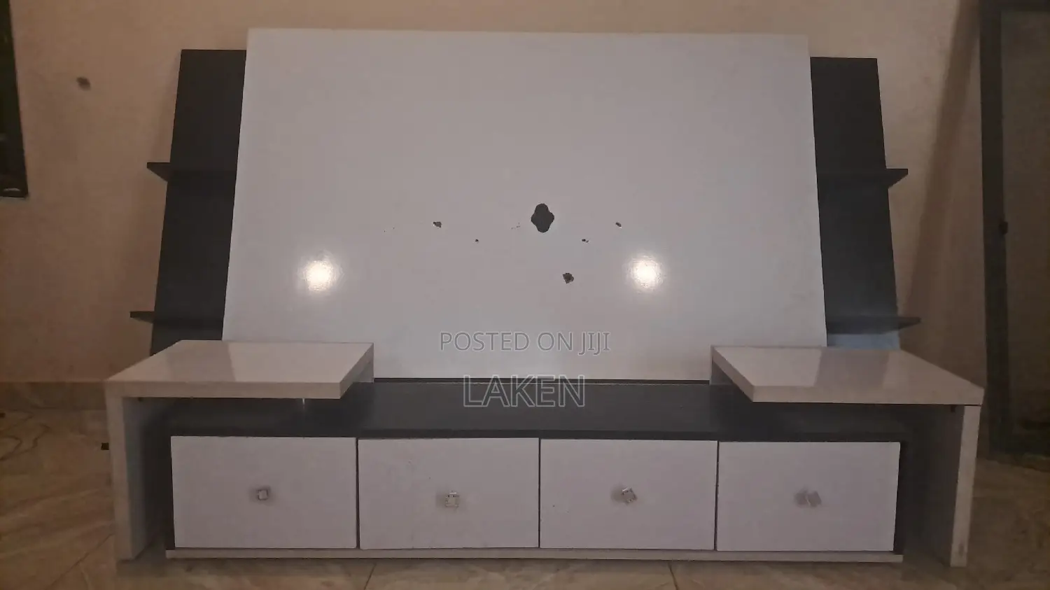 Set of TV Console With Stand