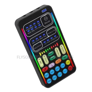 I9 Voice Changer + Headphones + Microphone Sound Card Audio Effect