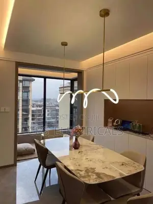 Modern Crystal Gold Oval Chandelier
