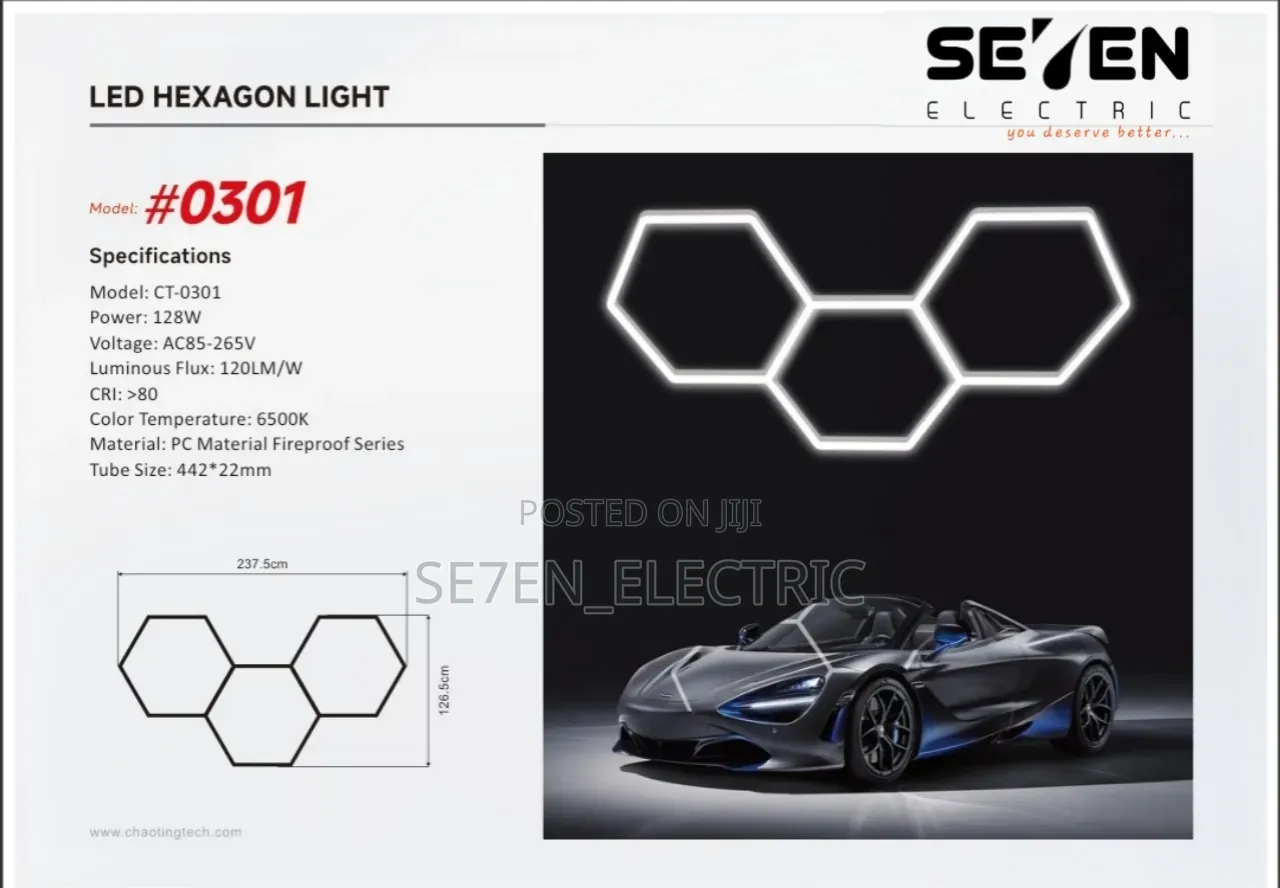 3 Hexagon Led Linear Lighting