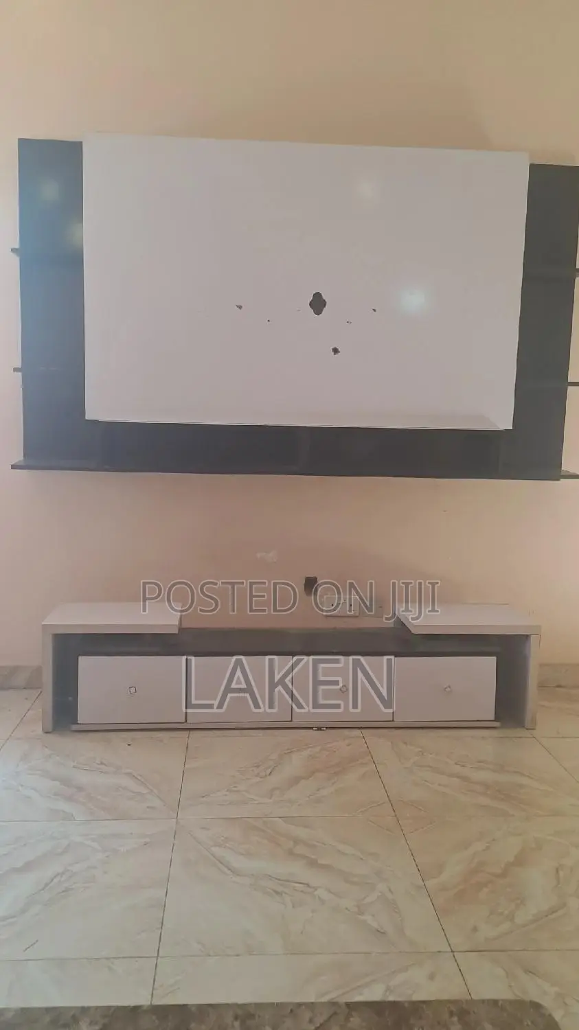 Set of TV Console With Stand
