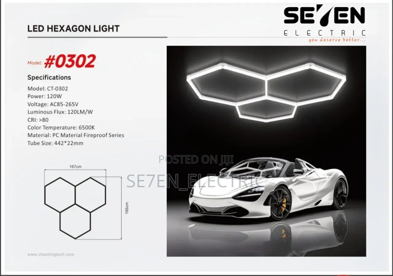 3 Led Hexagon Led Lighting