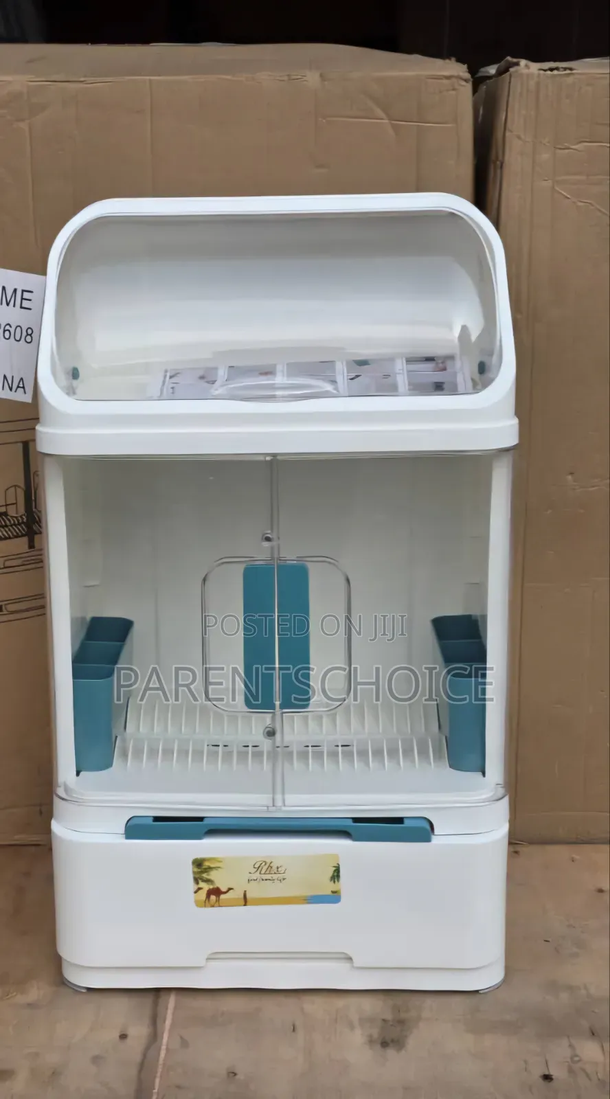 Dish Rack + Cover +Drainer Drawer -3 Layer