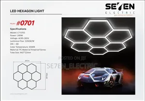 7 Hexagon Linear Lighting