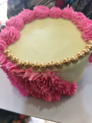 Birthday Cake Size 6 in Pink Color