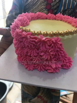 Birthday Cake Size 6 in Pink Color