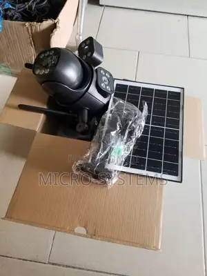Solar CCTV Multi Lens Camera