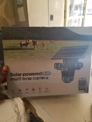 Solar CCTV Multi Lens Camera
