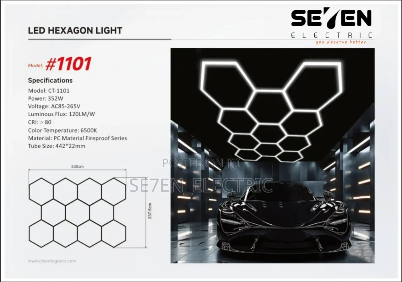 11 Hexagon Linear Lighting Led