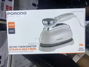 Porodo Retro Thermometer Steam and Heat Iron