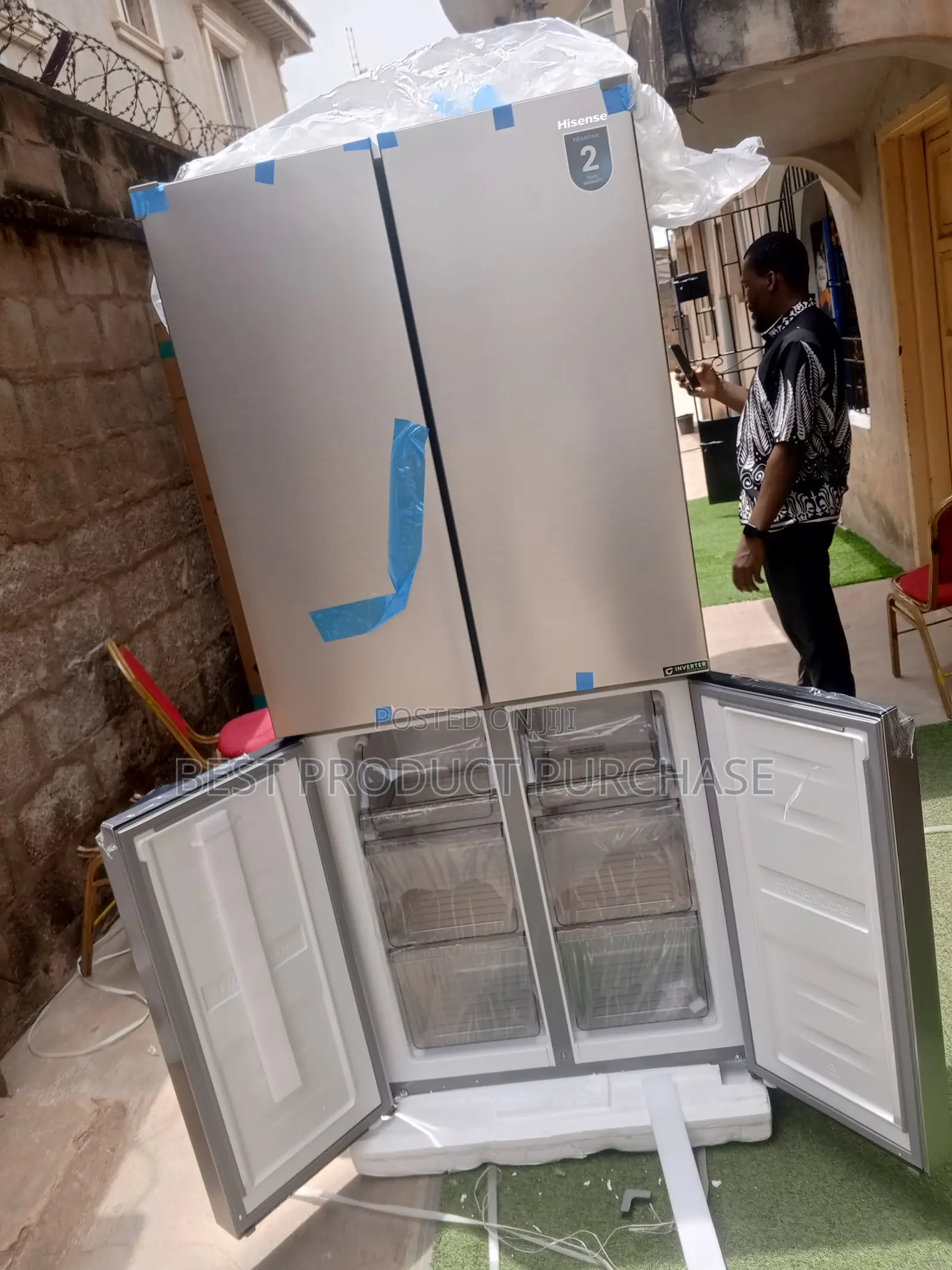 Special Offer on Hisense 4-Door Side-by-Side Fridge