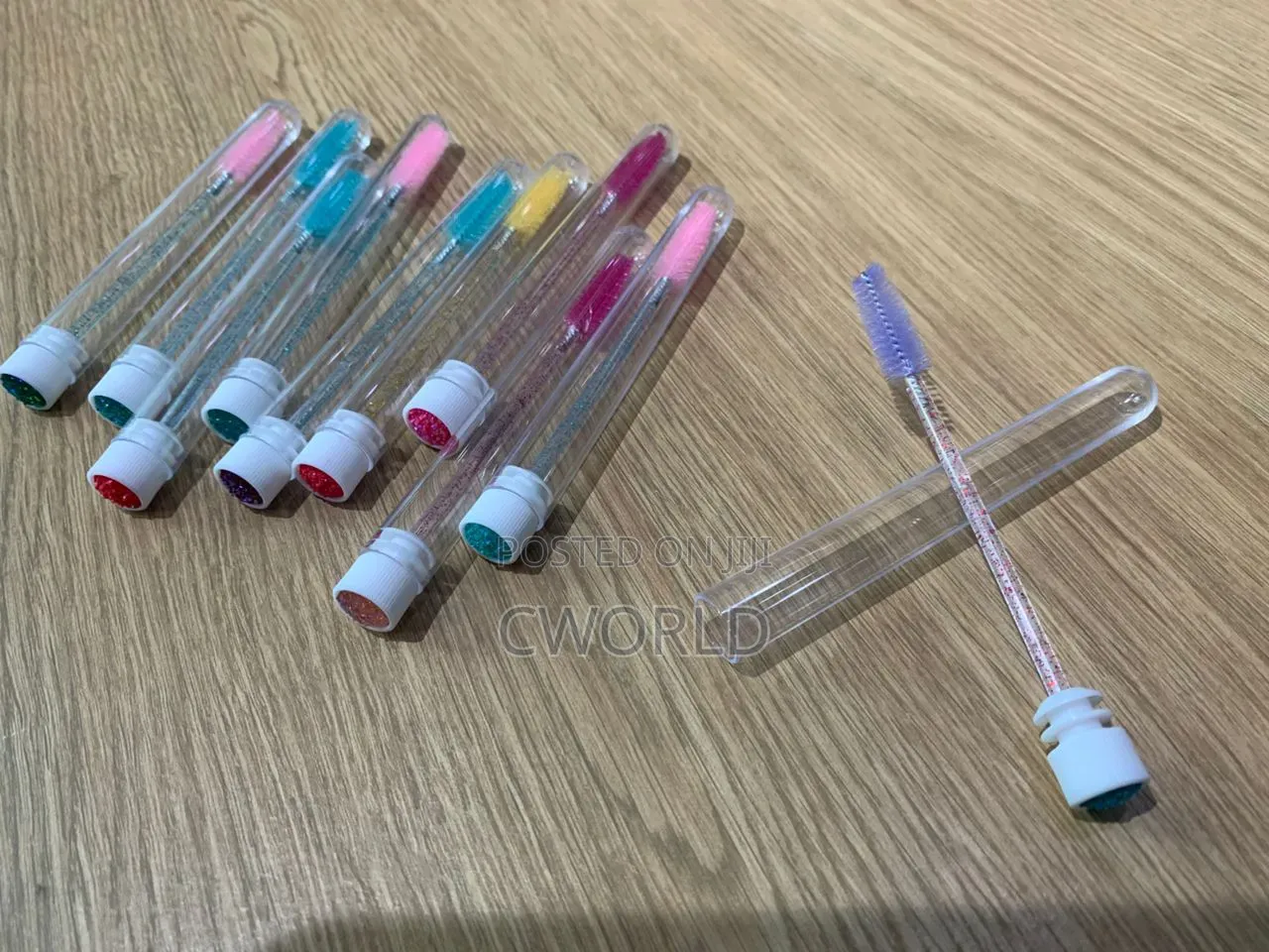10-Piece Diamond Eyelash Brush Set