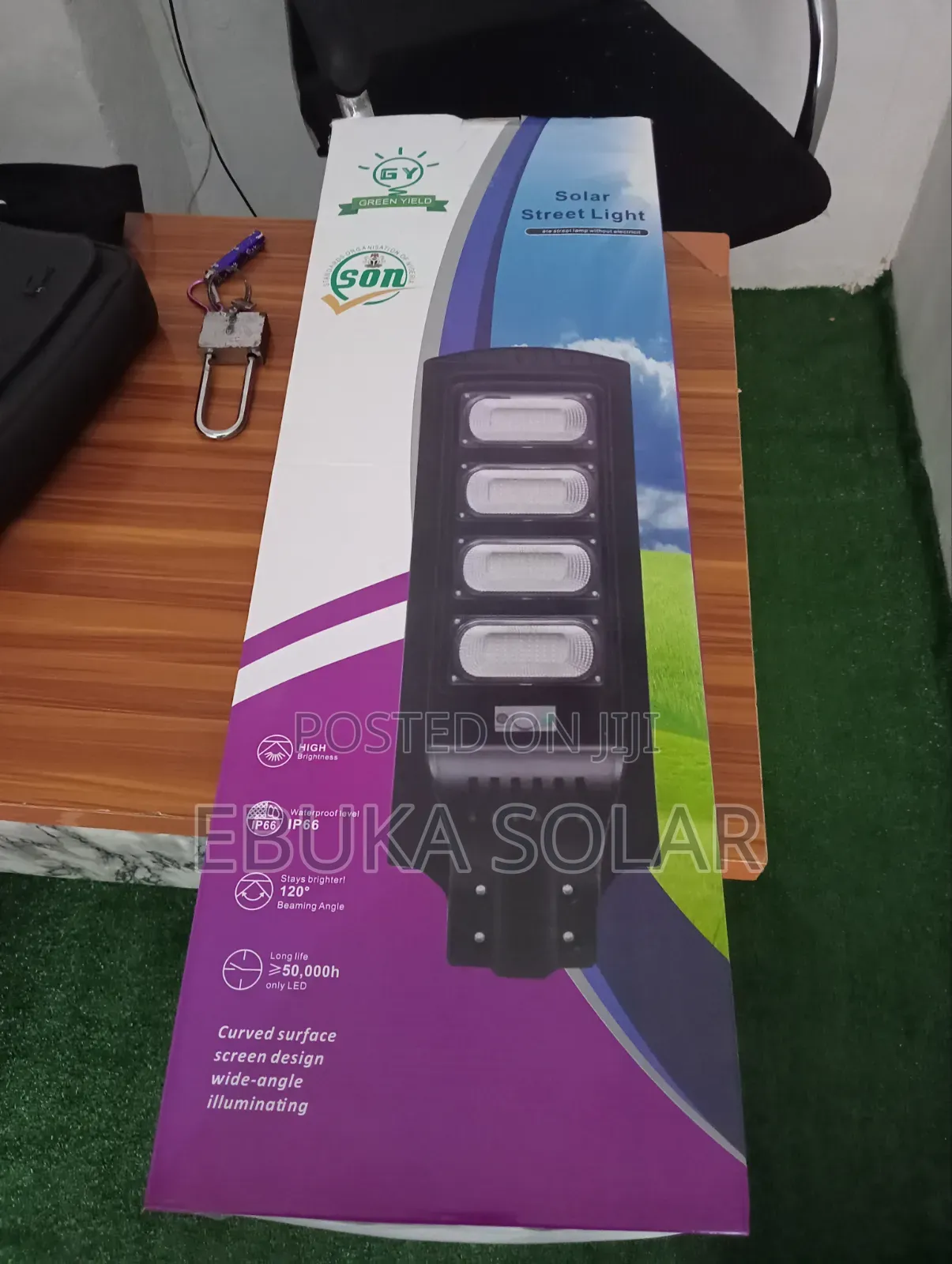 Solar Street Light With Remote 400watts 4eyes