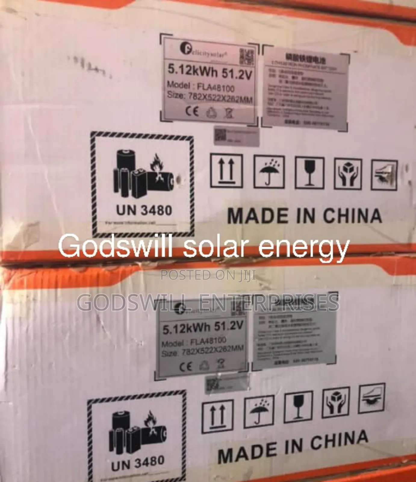 Felicitysolar Lithium Iron Phosphate (Lifepo4) Battery