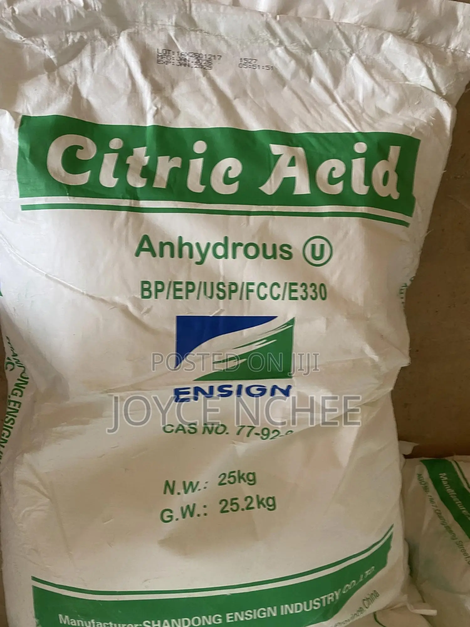 Citric Acid Anhydrous