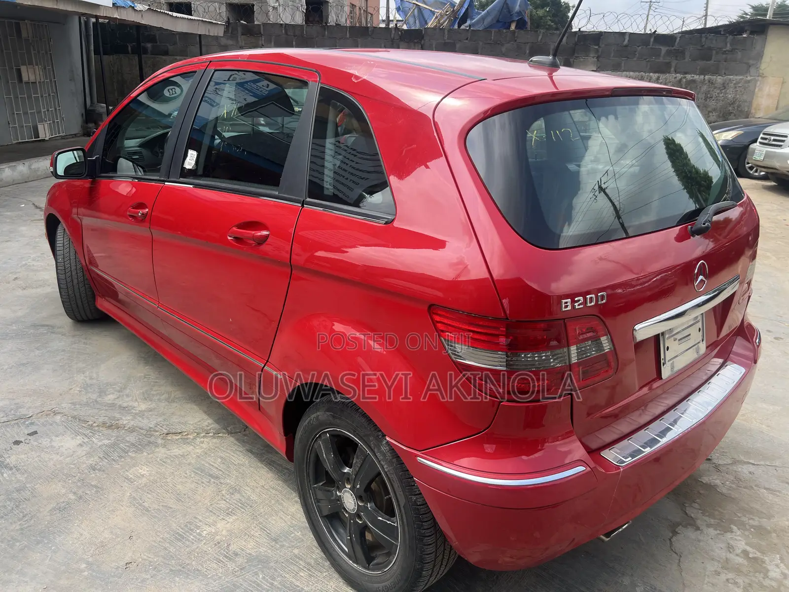 Mercedes-Benz B-Class 2010 Red
