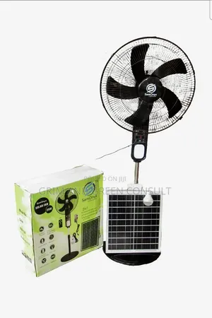 Samonyx Solar Rechargeable Standing Fan
