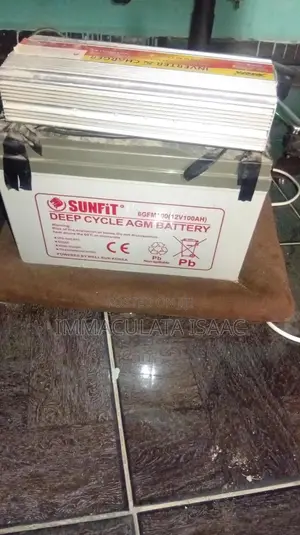 3000w Inverter + 12v 100ah Battery + Solar Panel (Working Perfectly)