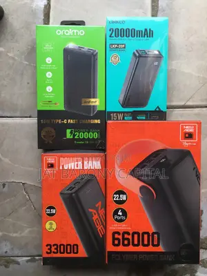 Power Banks(Any Size of New Age, Oraimo, Linkco and Itel)
