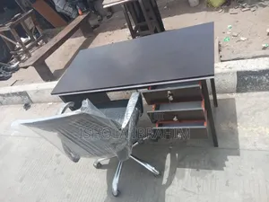 4ft Office Table and Rolling Chair Available