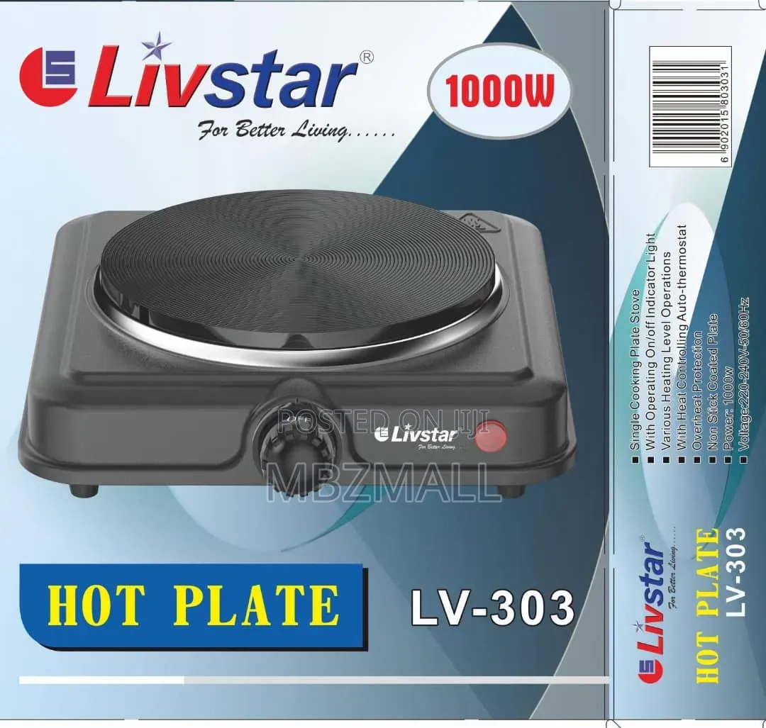 Live Star Single Face Hot Plate