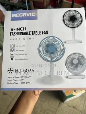 Rechargeable Fan – Portable Powerful
