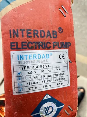 2hp Interdab Submersible Pump