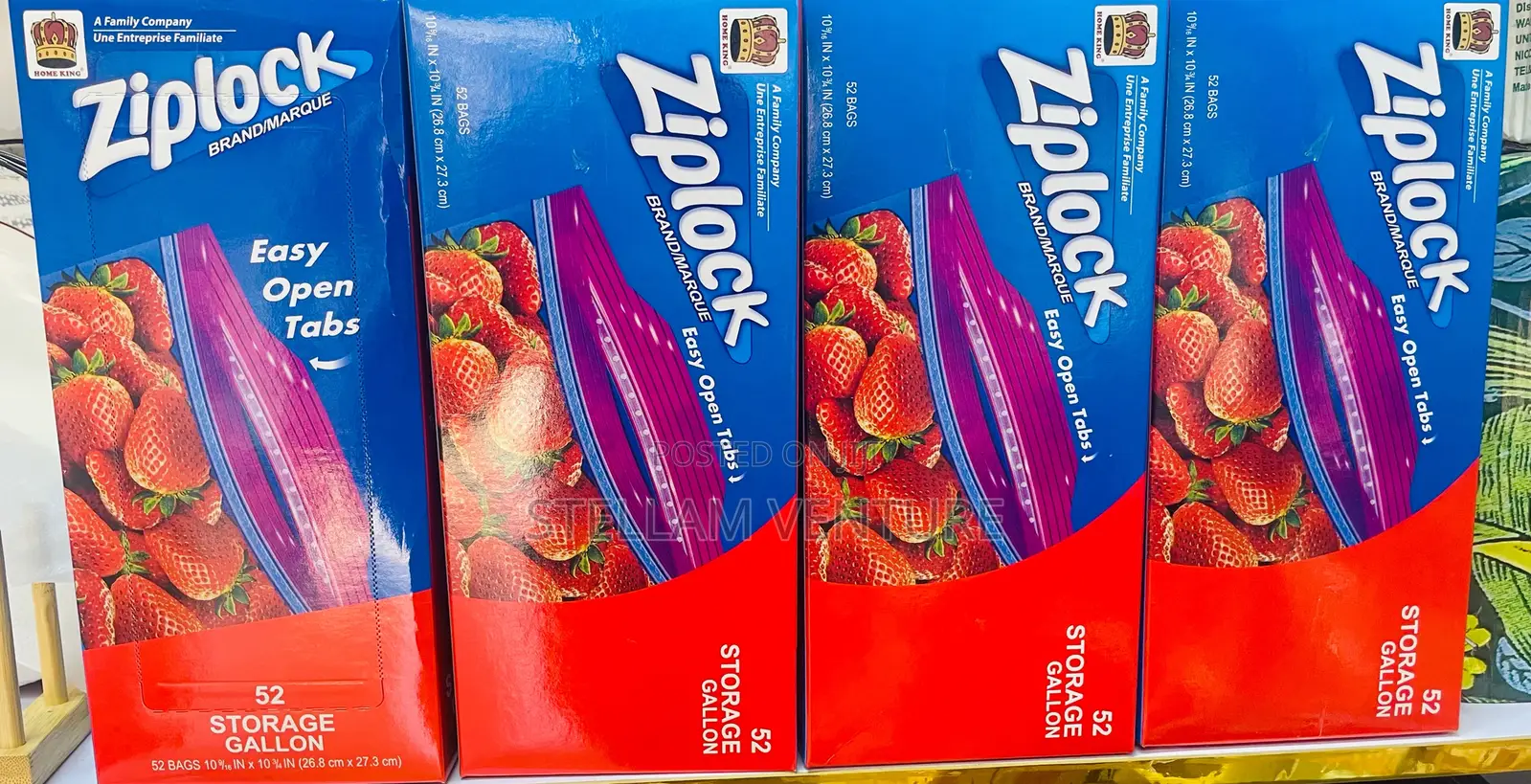 52 PCS Ziplock Bag
