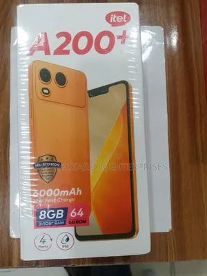 New Itel A200+ 64 GB Black