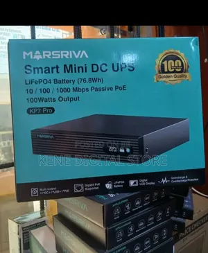 Brand New Marsriva Kp7 Pro Smart Mini Dc Ups (100w)