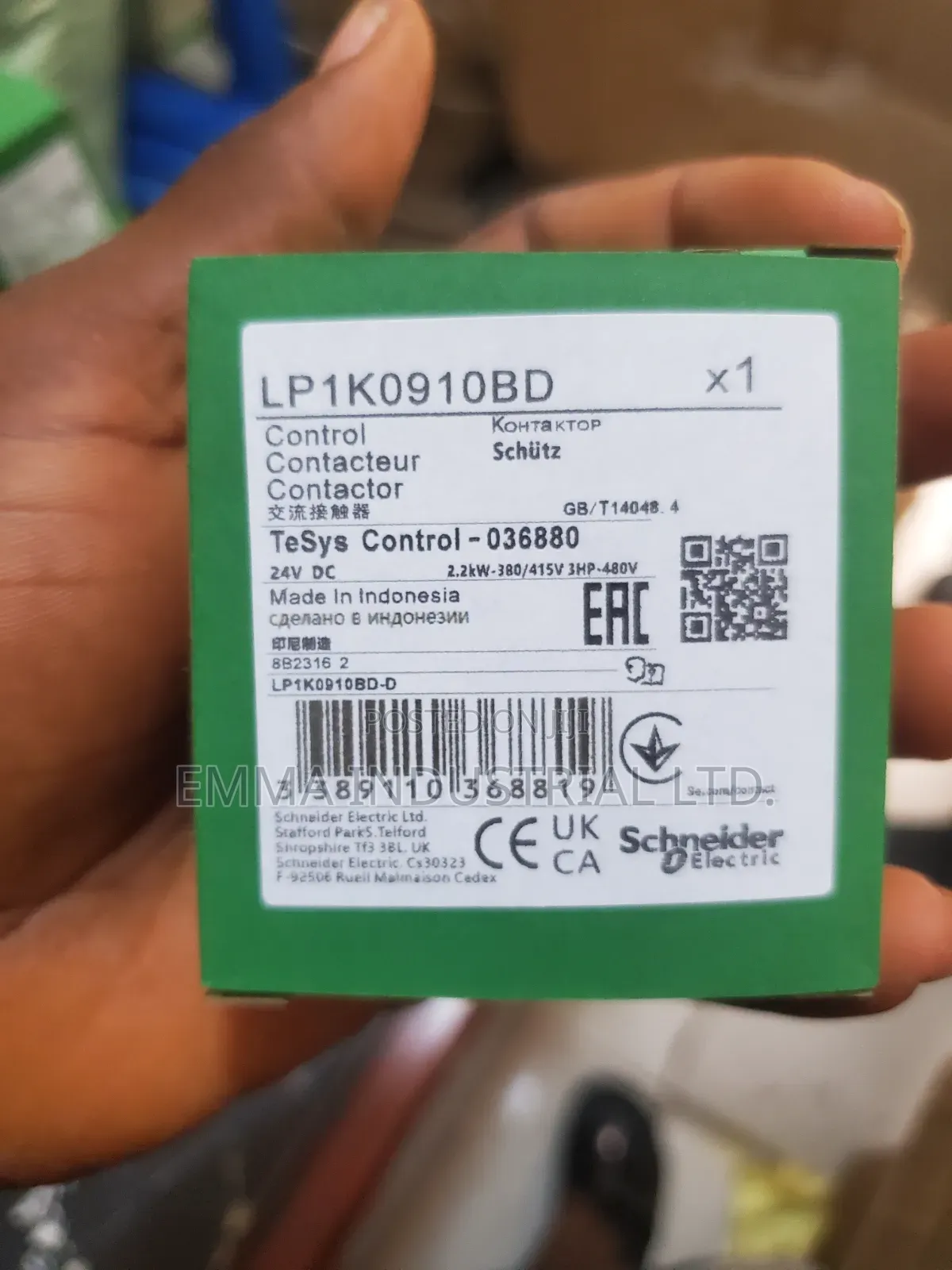 Lp1k0910bd Contactor 20a 24v