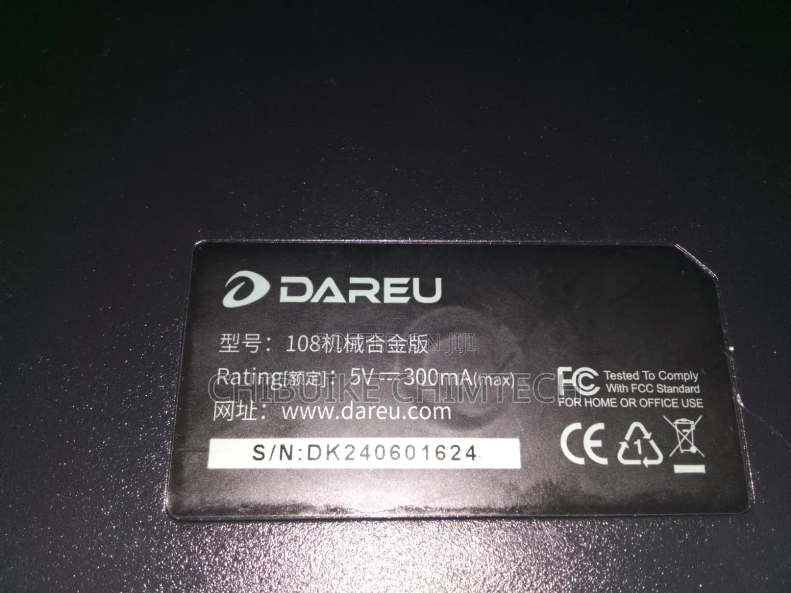 Dareu Wire Gaming Keyboard