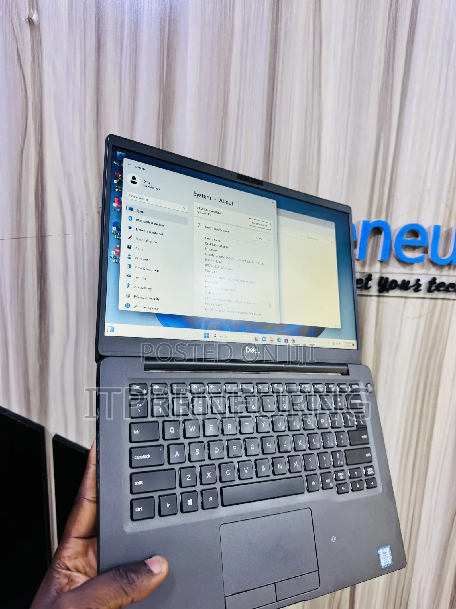 Laptop Dell Latitude 7400 8GB Intel Core i7 SSD 256GB