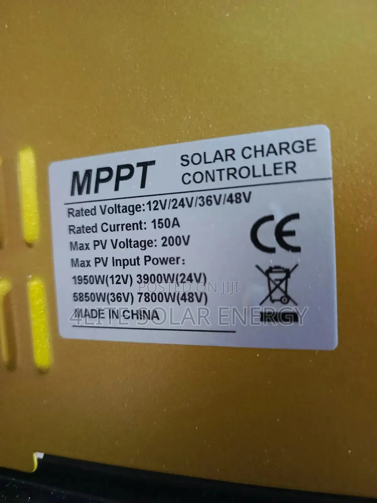 150amp 12v--48v Sms Mppt Charge Controller