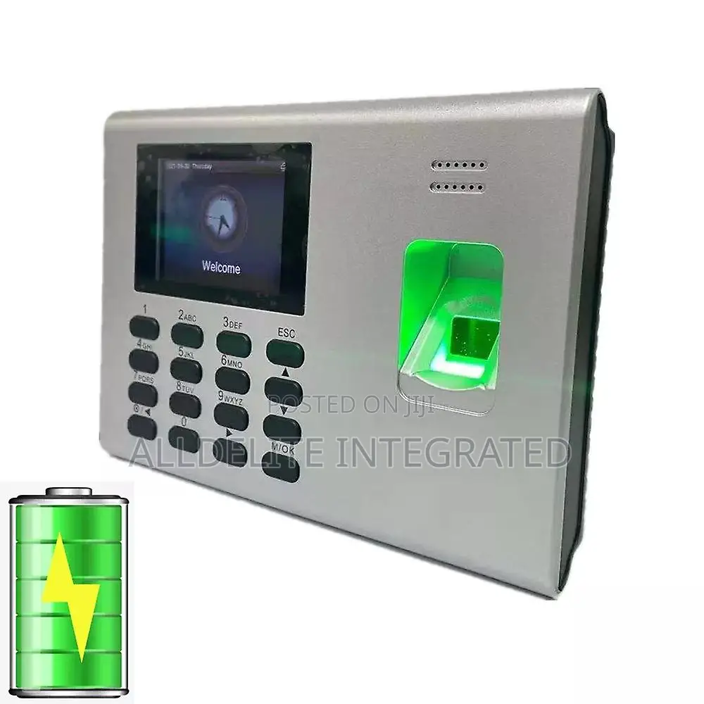 Zkteco Fingprint Time Attendance Machine With Battery Backup