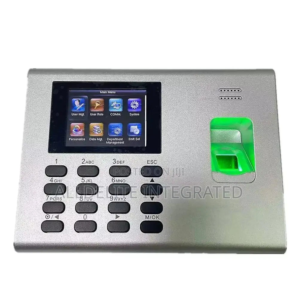 Zkteco Fingprint Time Attendance Machine With Battery Backup