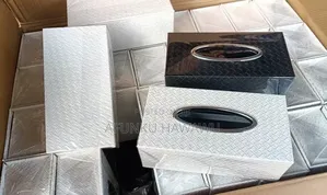 Luxury Custom Leather Tissue Box